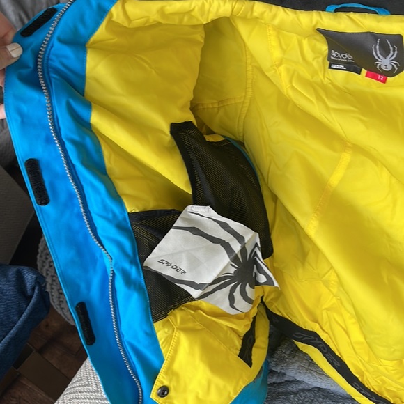 SPYDER blue ski jacket - Picture 3 of 8